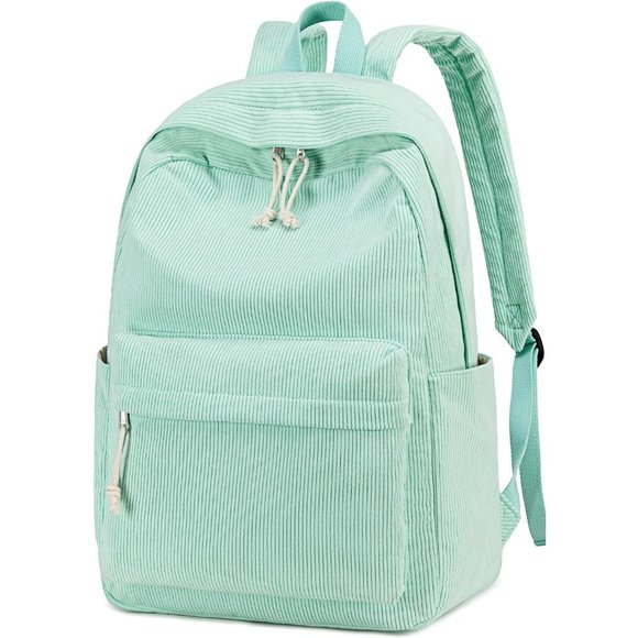 17'' Women Large Lightweight Laptop Casual High Corduroy School Bag - Picture 8 of 8